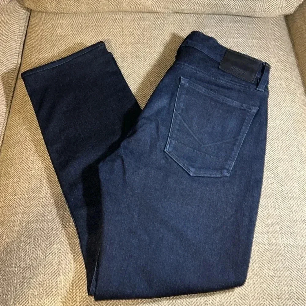 HUDSON MEN BLAKE SLIM STRAIGHT SIZE 32 EXCELLENT CONDITION DARK WASH